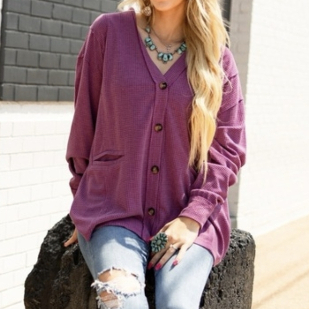 Andree NWT Button Down Cardigan Small
